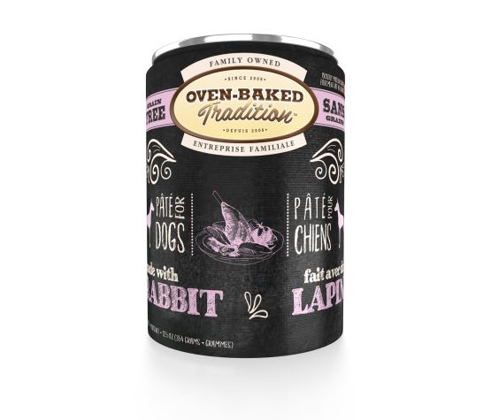 Oven-Baked Tradition nourriture humide pour chiens Pâté de lapin 340g