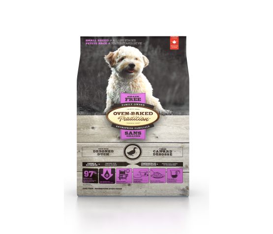 Oven-Baked Tradition nourriture sèche pour chiens de petites races Canard 4.5 kg                *** NOURRITURE SÈCHE NON VENDUE EN LIGNE***