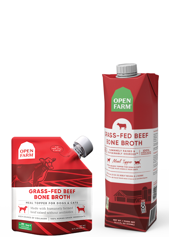 Open Farm bouillon d'os pour chiens et chats Boeuf