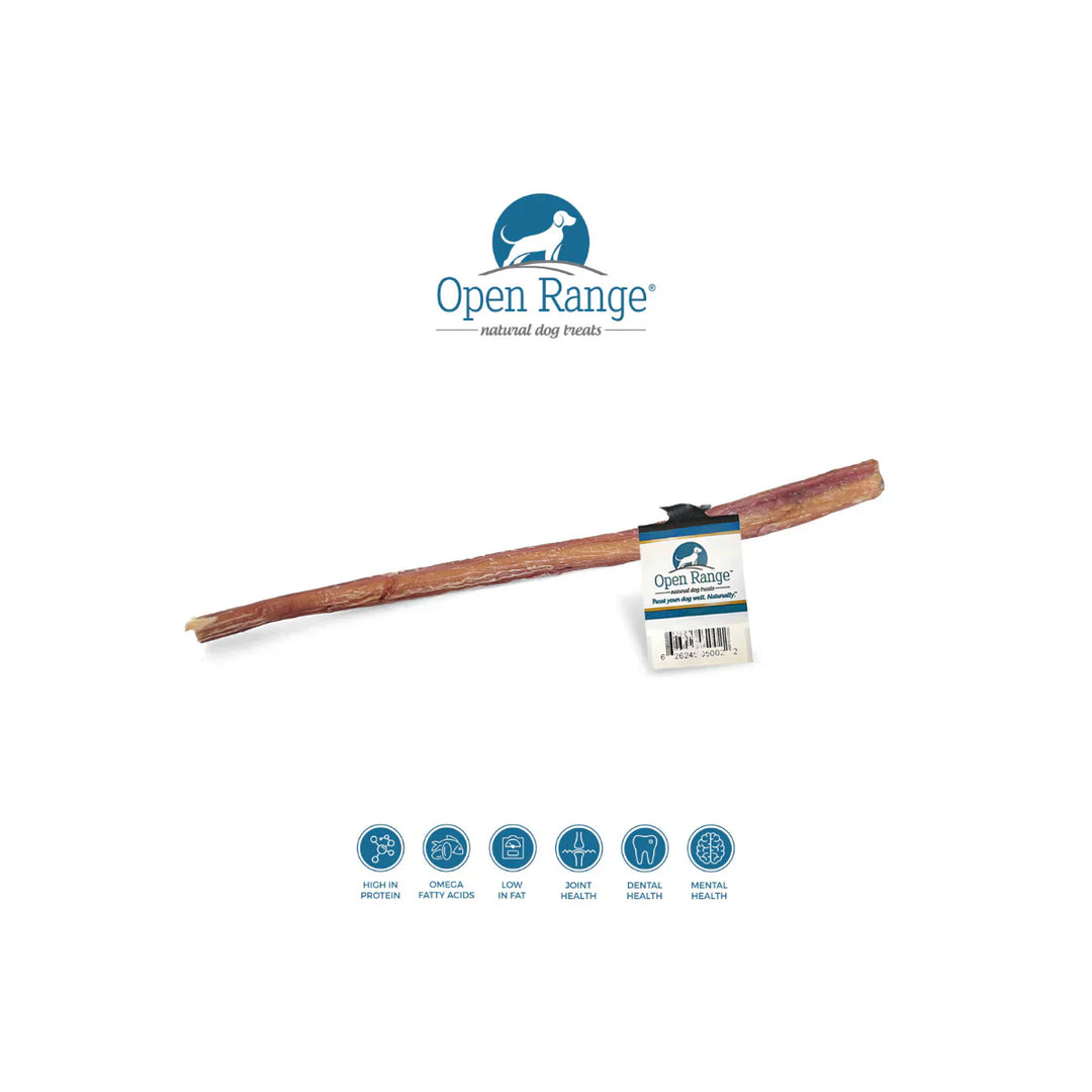 Open Range bâtons de veau (Bully Sticks) 11-12''