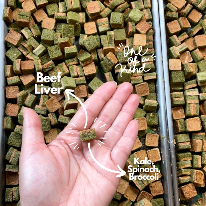 BareBones gâterie lyophilisée pour chiens Bouchées vertes 35g