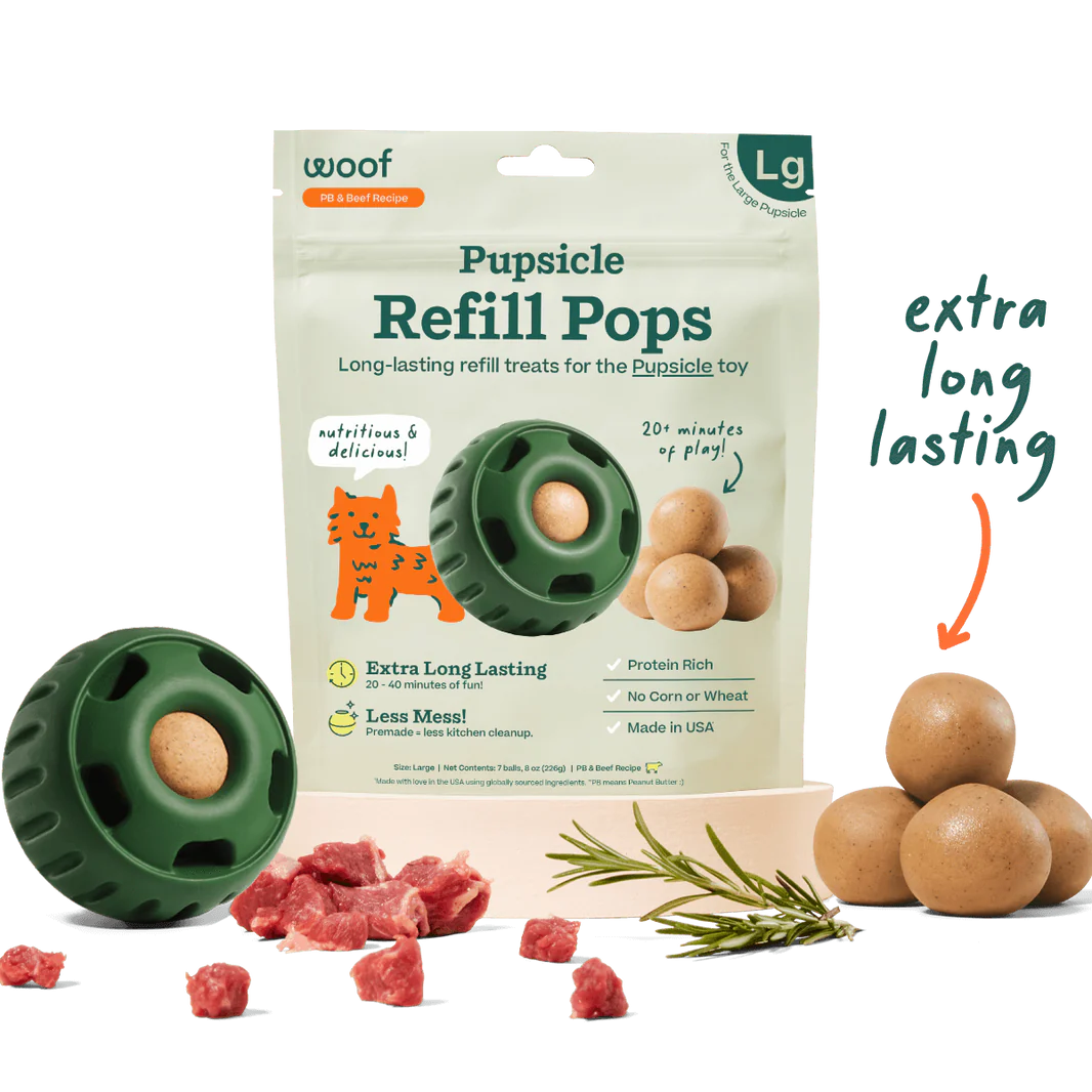 Woof recharge de gâterie Pupsicle Pops