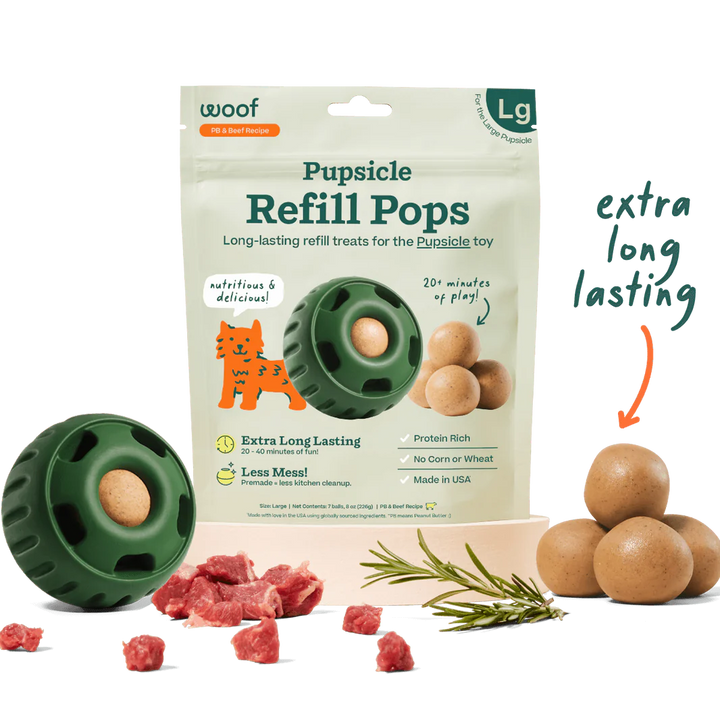 Woof recharge de gâterie Pupsicle Pops