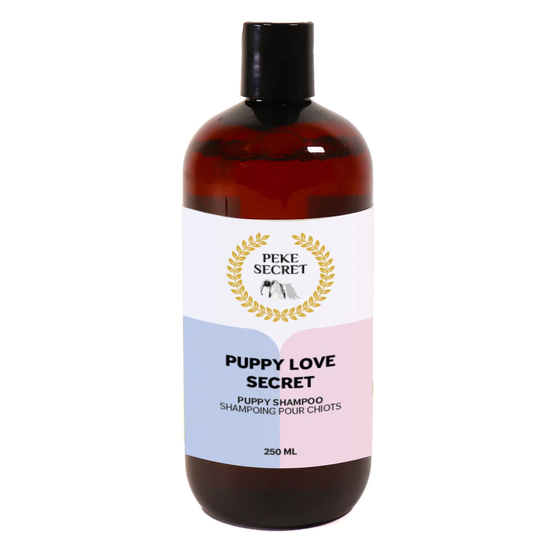 Peke Secret shampoing naturel pour chiots Puppy Love Secret 250 ml