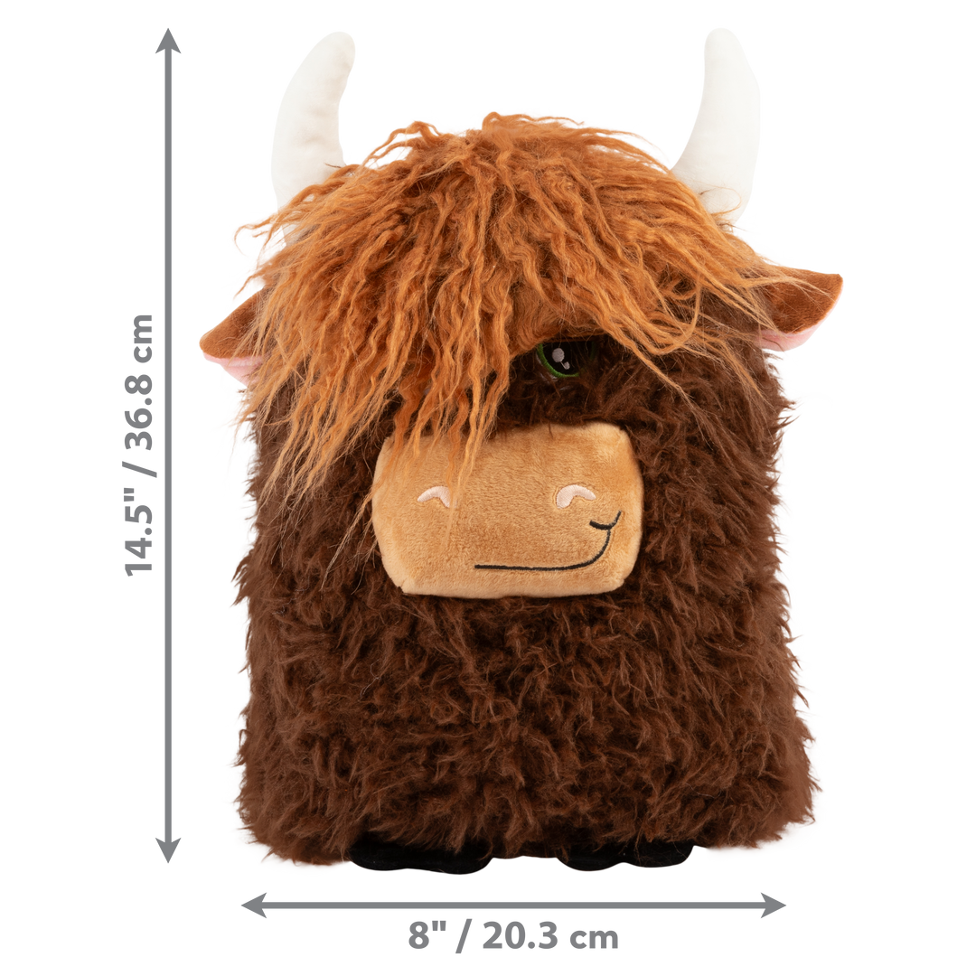Kong peluche pour chiens Comfort Jumbo Vache Highland
