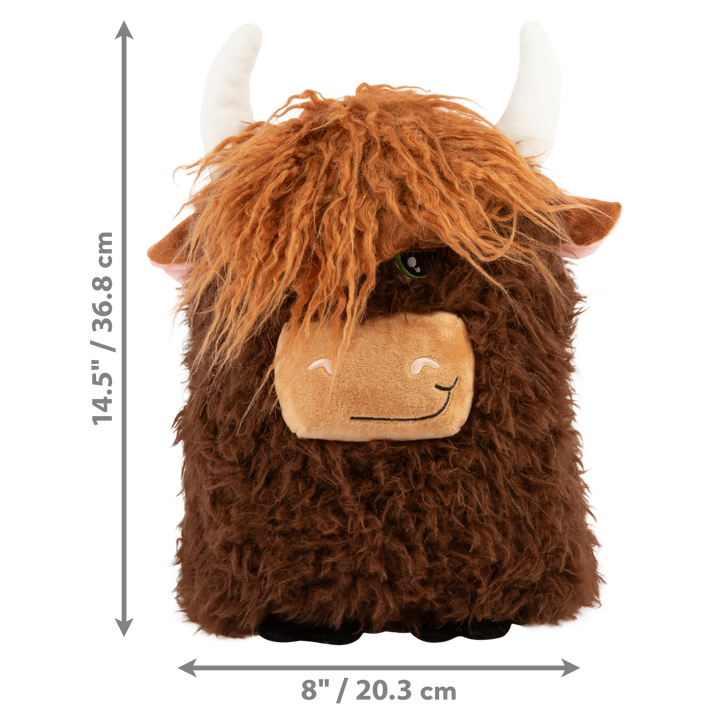 Kong peluche pour chiens Comfort Jumbo Vache Highland