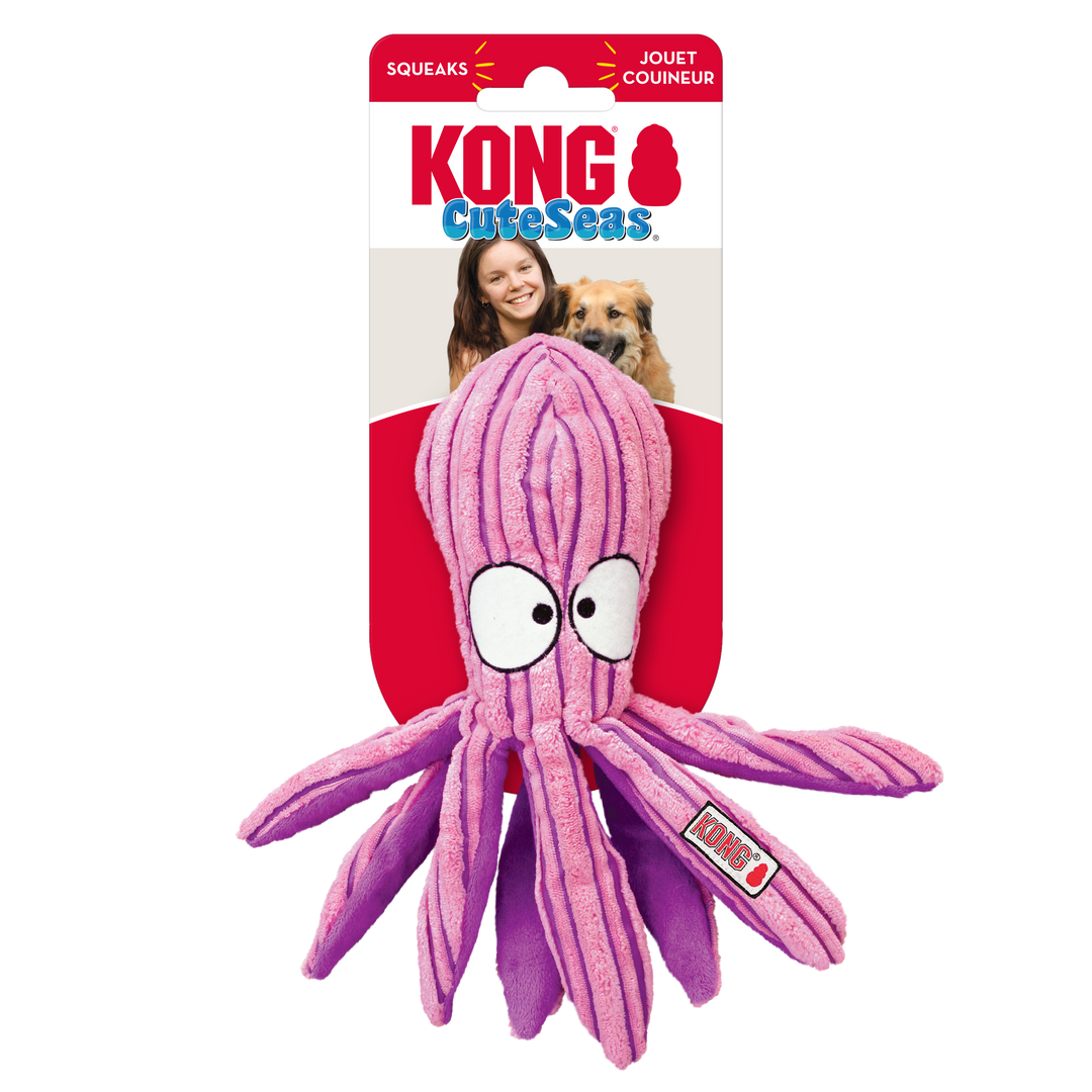 Kong CuteSeas peluche pour chiens Octopus grand