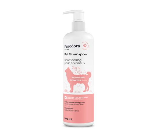Purodora shampoing activateur de mue pour chiens 500 ml