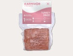 Karnivor nourriture crue pour chiens Dinde ingrédients limités 10 lb