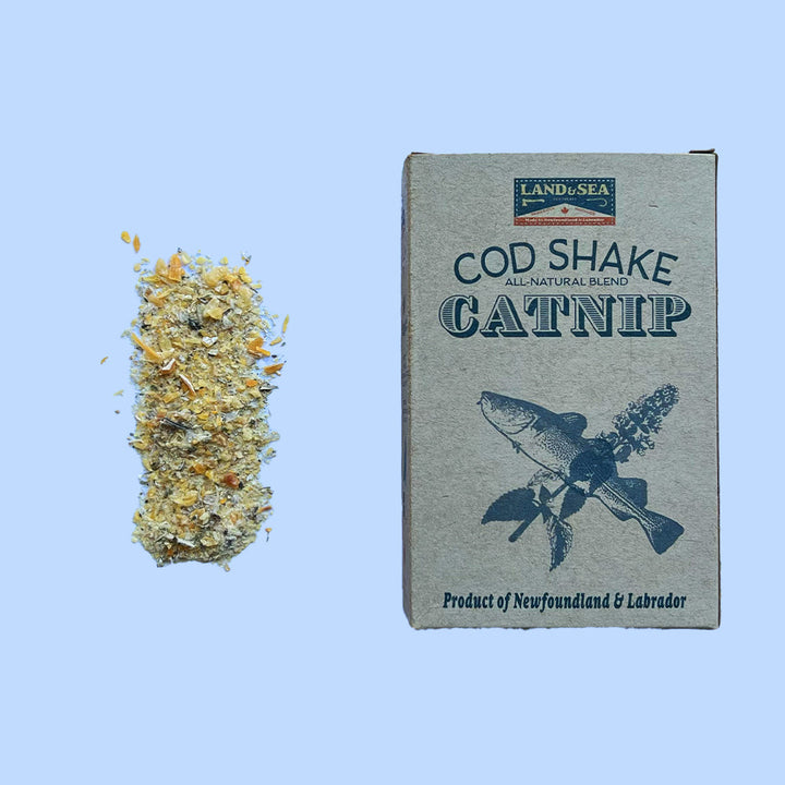 Land & Sea herbe à chat et morue déshydratée 25g