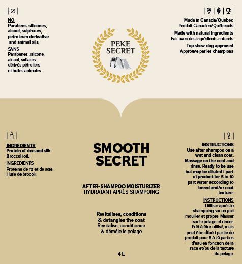 Peke Secret après-shampoing hydratant Smooth Secret 250 ml