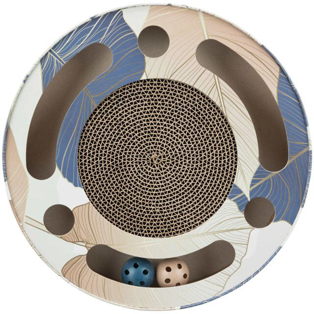 Trixie griffoir rond pour chats avec balles