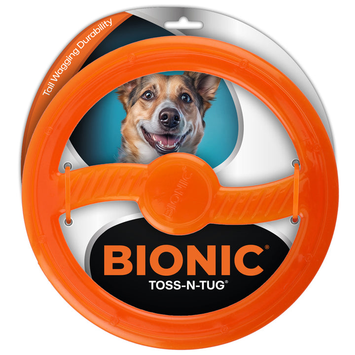 Bionic frisbee Toss-N-Tug