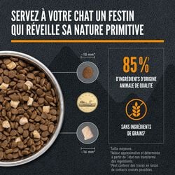 Orijen Wild Reserve nourriture sèche pour chats Poulet et poisson sauvage                       *** LIVRAISON LOCALE OU RETRAIT MAGASIN SEULEMENT ***