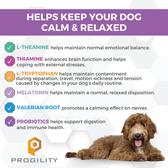 Nootie supplément calmant pour chiens Progility Calming Aid