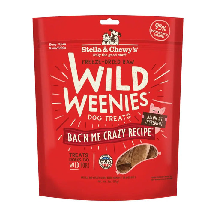 Stella & Chewy's gâterie lyophilisée Wild Weenies Bac'n Me Crazy
