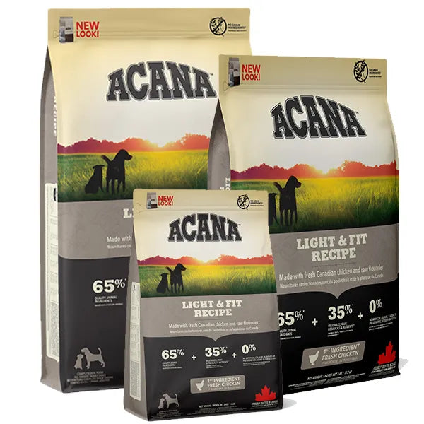 Acana Heritage nourriture sèche pour chiens Légère et Santé sans grains                ** Nourriture sèche disponible seulement en boutique physique**