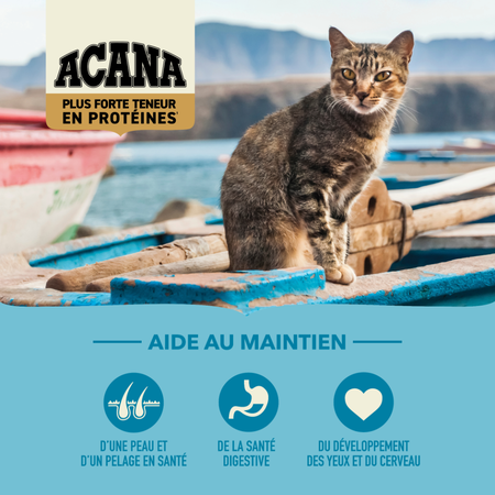 Acana Highest Protein nourriture sèche pour chats Pacifica sans grains                ** Nourriture sèche disponible seulement en boutique physique**