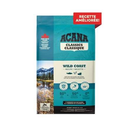 Acana Classics nourriture sèche pour chiens Wild Coast 14.5 kg                ** Nourriture sèche disponible seulement en boutique physique**