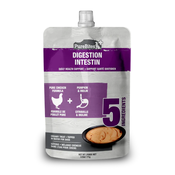 PureBites mélange crémeux pour chiens Digestion 71g