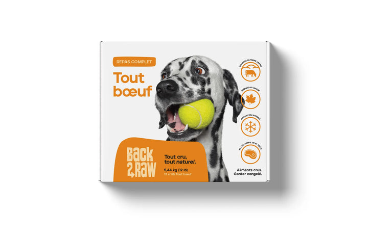 Back2Raw nourriture crue pour chiens Tout Boeuf