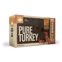 BCR Big Country Raw nourriture crue pour chiens et chats Pur Dinde 4 lb