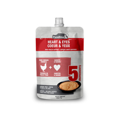 PureBites gâterie crémeuse pour chiens Coeur et Yeux +