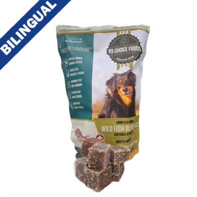 K9 Choice nourriture crue pour chiens Wild Fish Blend 3 lb