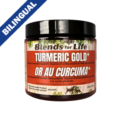 Blends for Life suppléments pour chats et chiens Curcuma Or+ 175g
