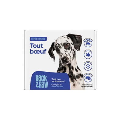 Back2Raw nourriture crue pour chiens Pur Boeuf 12 lb