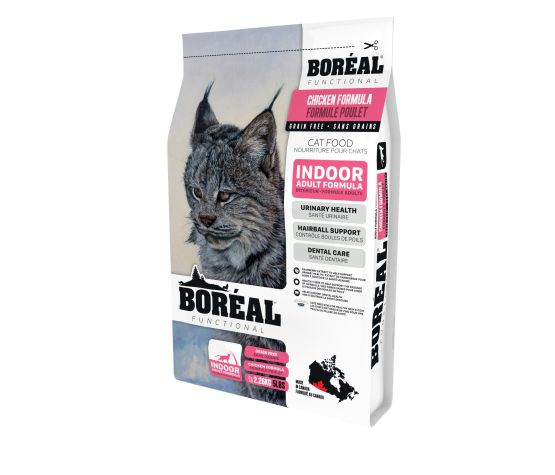 Boréal Functional nourriture sèche pour chats d'intérieur Poulet sans grains