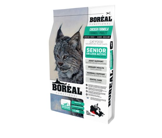 Boréal Functional nourriture sèche pour chats séniors ou moins actifs Poulet sans grains