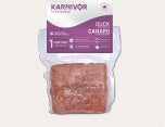 Karnivor nourriture crue pour chiens Canard avec probiotiques 24 lb