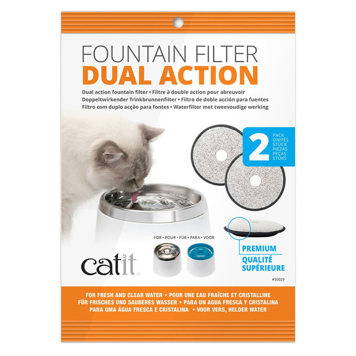 Catit filtres de rechange double action (paquet de 2)