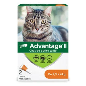 Elanco traitement contre les puces pour chats Advantage 2