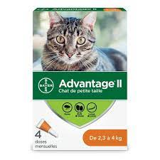 Elanco traitement contre les puces pour chats Advantage 2