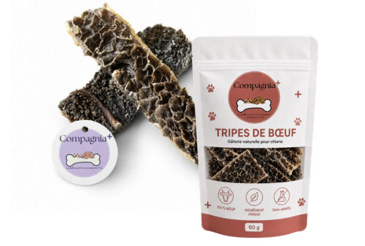Compagnia+ tripe de boeuf déshydratée 60g