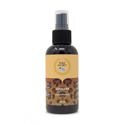 Peke Secret eau de toilettage pour chiens Cougar 120 ml
