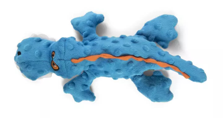 GoDog Chew Guard peluche Croco bleu