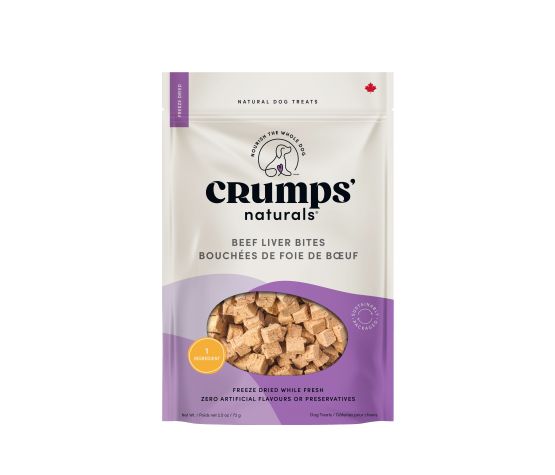 Crumps' Naturals bouchées de foie de boeuf 72g