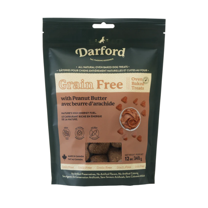 Darford biscuits beurre d'arachides sans grains 340g