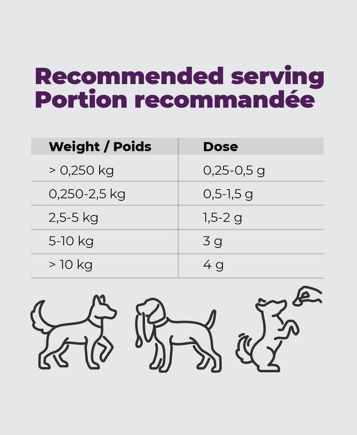 Baci+ pâte probiotique pour chiots et chiens adultes 30g