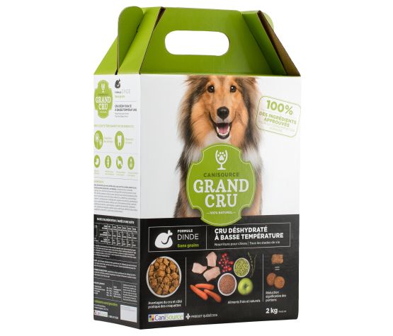 CaniSource Grand Cru nourriture sèche pour chiens Dinde sans grains                  ** Nourriture sèche disponible seulement en boutique physique**
