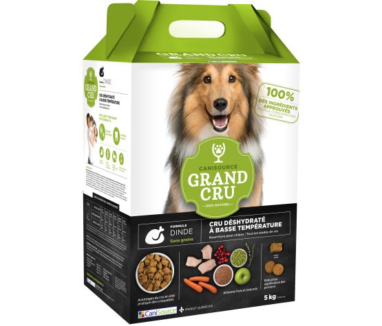 CaniSource Grand Cru nourriture sèche pour chiens Dinde sans grains                  ** Nourriture sèche disponible seulement en boutique physique**