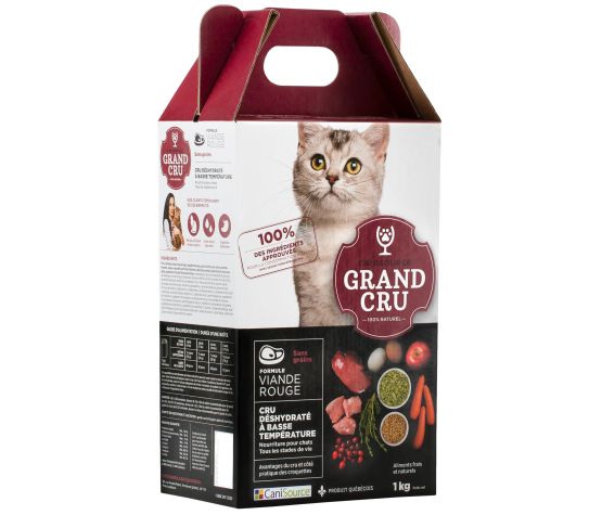 CaniSource Grand Cru nourriture sèche pour chats Viande rouge sans grains               ** Nourriture sèche disponible seulement en boutique physique**
