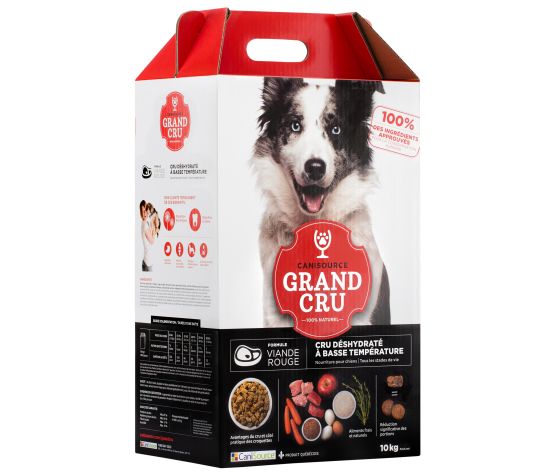 CaniSource Grand Cru nourriture sèche pour chiens Viande Rouge avec grains                ** NOURRITURE SÈCHE NON VENDUE EN LIGNE **