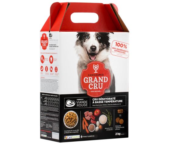 CaniSource Grand Cru nourriture sèche pour chiens Viande Rouge avec grains      *** Livraison locale seulement ***
