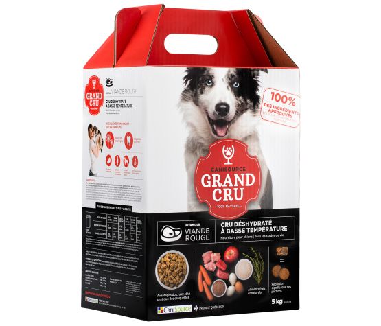 CaniSource Grand Cru nourriture sèche pour chiens Viande Rouge avec grains      *** Livraison locale seulement ***