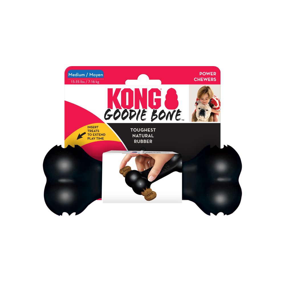 Kong jouet à mastiquer Goodie Bone (Os)