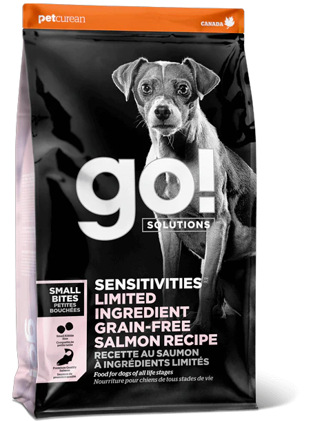 Go! Solutions Sensitivities nourriture sèche pour chiens de petites races Saumon sans grains      *** Livraison locale seulement ***